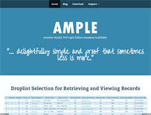 Tablet Screenshot of amplescaffolder.com